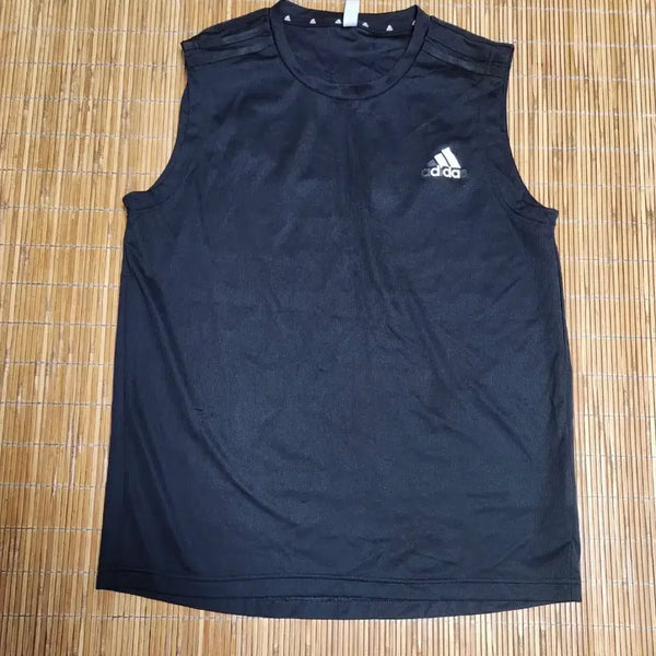 [BUNJANG] Adidas Black Sleeveless T-Shirt / 진천군청 태권도 민소매 나시
