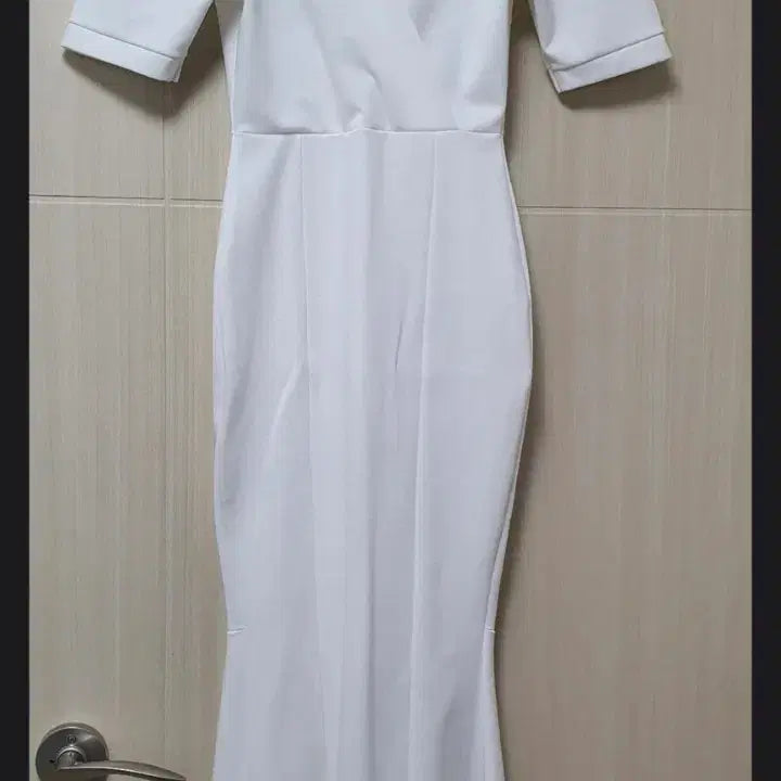 [BUNJANG] White Mermaid Dress / 머메이드 원피스/화이트 원피스/머메이드/셀프웨딩/드레스