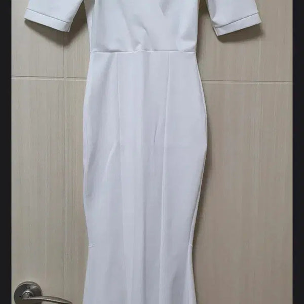 [BUNJANG] White Mermaid Dress / 머메이드 원피스/화이트 원피스/머메이드/셀프웨딩/드레스