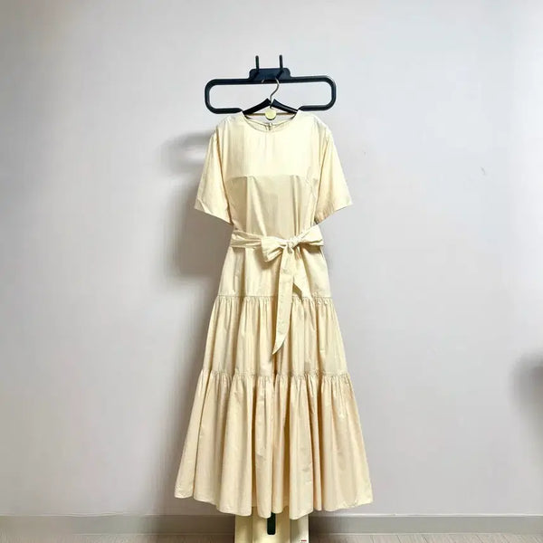 [BUNJANG] SJSJ Ivory Ruffle Dress / SJSJ원피스