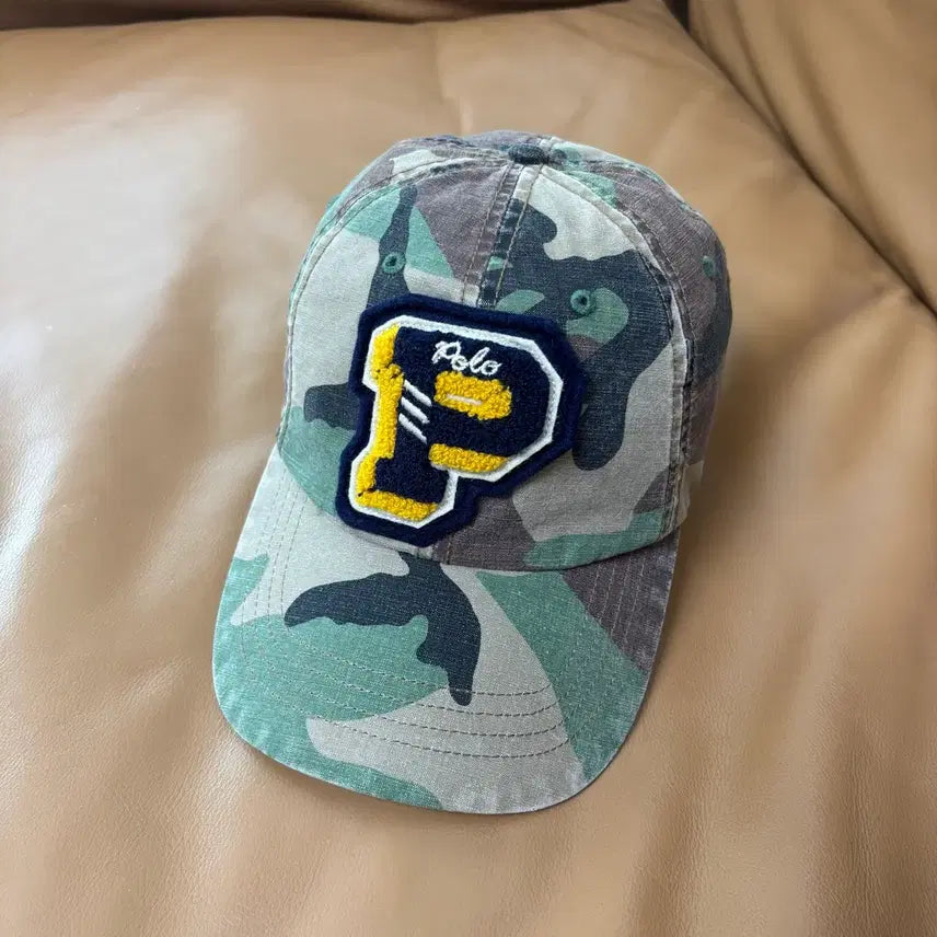 [BUNJANG] Polo Ralph Lauren 6-Panel Baseball Cap Woodland Camo / POLO 폴로 랄프로렌 6패널 볼캡 모자 우드랜드 카모
