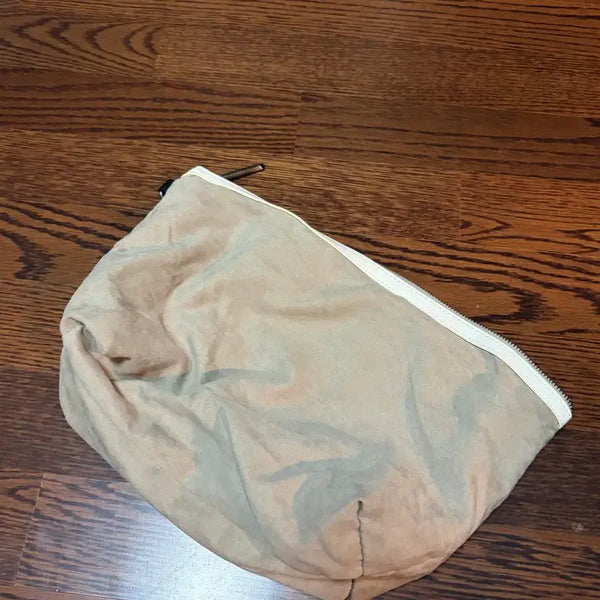 [BUNJANG] Zara Basic Collection Suede Pouch / 자라 배이직 컬렉션 스웨이드 파우치