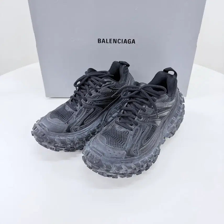 [BUNJANG] Balenciaga Defender Sneakers Black / [A급/250] 발렌시아가 디펜더 스니커즈 블랙