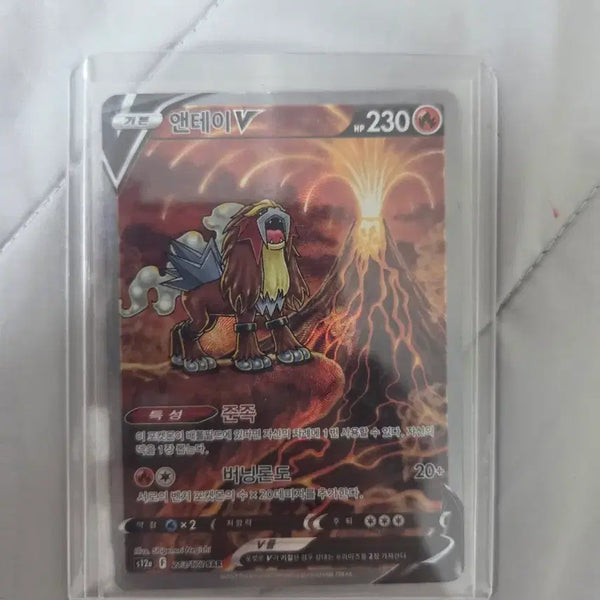 [BUNJANG] Pokemon Card - Entei V / 앤테이SAR