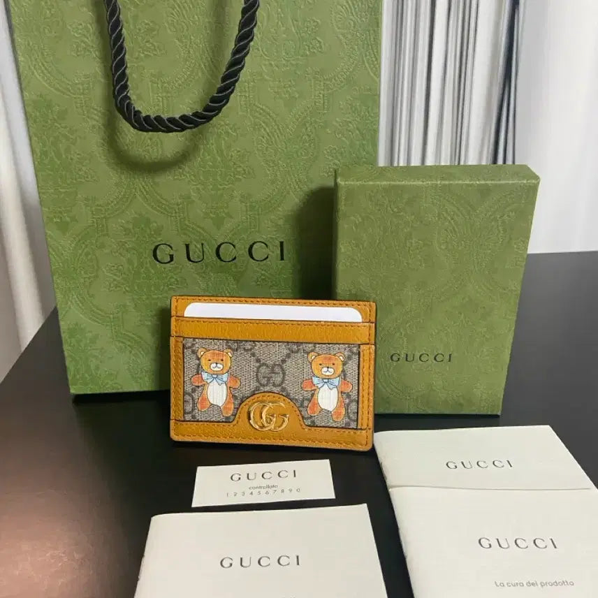 [BUNJANG] Gucci x Kai Limited Edition Bear Cardholder / 구찌 카이 한정판 곰돌이 카드지갑