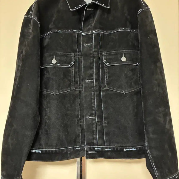 [BUNJANG] John Elliott Black Denim Jacket / 존 엘리엇 자켓