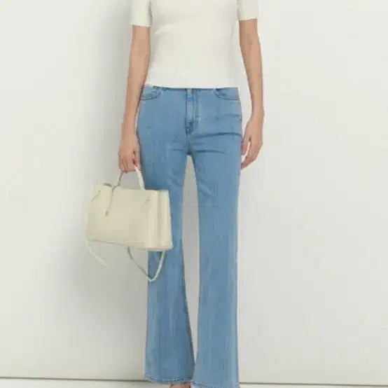 [BUNJANG] SIE Birkin Denim Bootcut Jeans Light Blue XS / 시에 SIE 버킨 데님 부츠컷 라이트 블루 스탠다드 xs