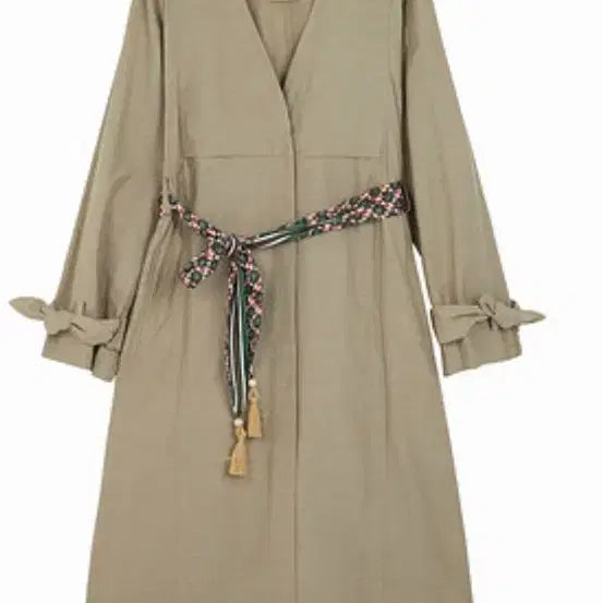 [BUNJANG] Thursday Island Scarf Belt Trench Coat S / 써스데이아일랜드 스카프벨트 트렌치s