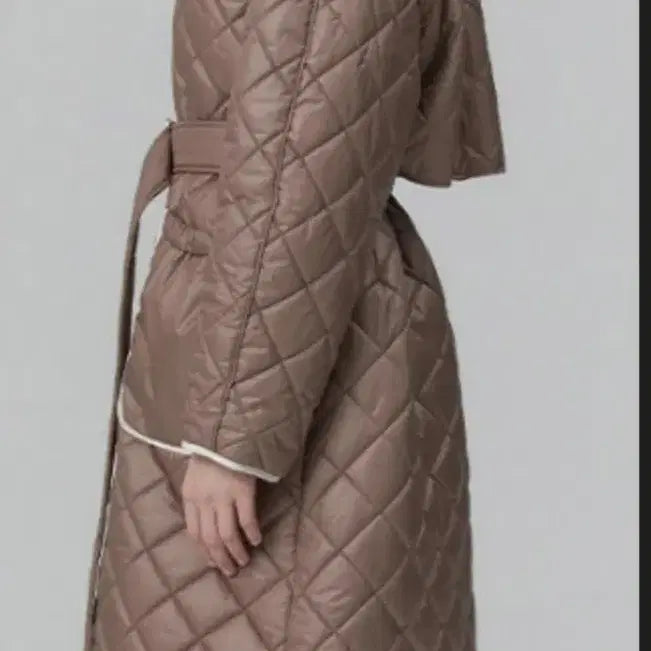 [BUNJANG] Marie Claire Belted Long Padding / 마리끌레르 벨티드 롱패딩