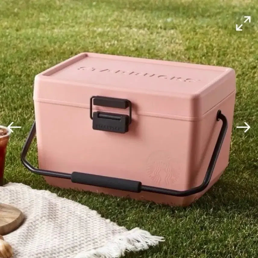 [BUNJANG] Starbucks Pink Ice Box Cooler / 스타벅스 아이스박스