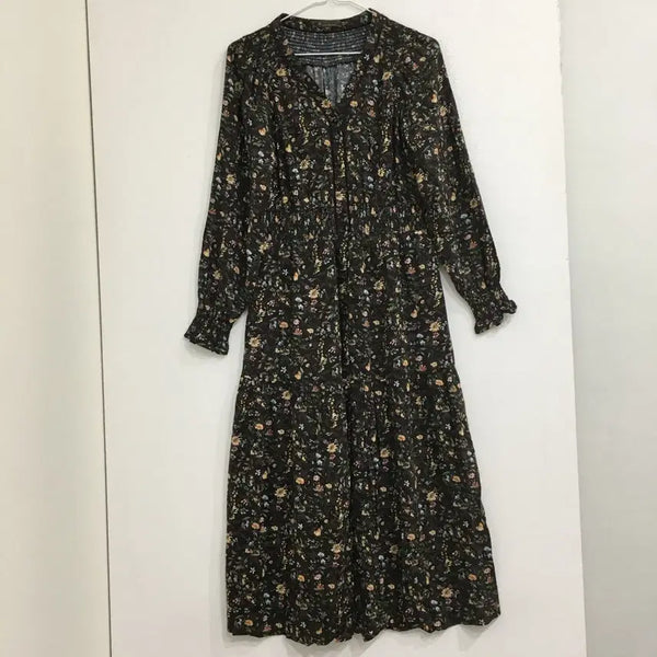 [BUNJANG] Thursday Island Floral Puff Sleeve Mini Dress / 써스데이아일랜드 잔꽃 퍼프 원피스 S