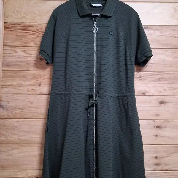 [BUNJANG] Lacoste Striped Long Dress / 라코스테 스트라이프 롱 원피스
