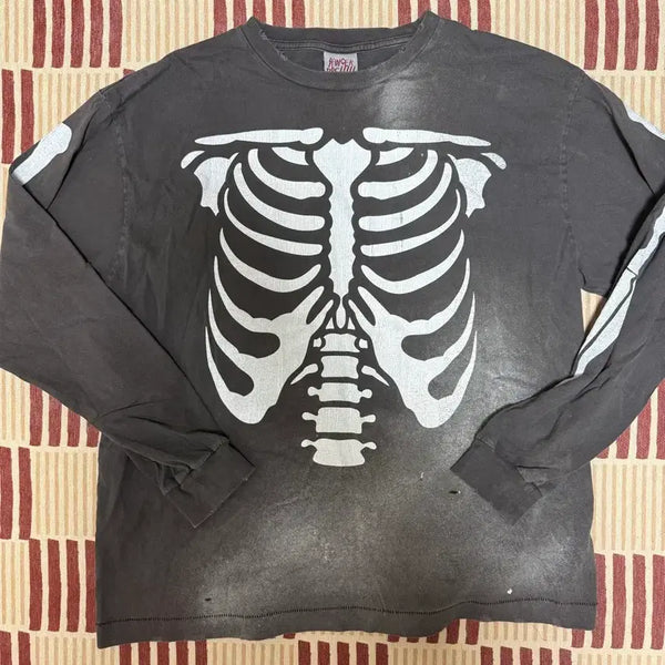 [BUNJANG] Donut Revenge Bone Long Sleeve Size 3 / [3] 도넛리벤지 본 롱슬리브