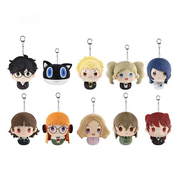 [BUNJANG] Persona 5 Protagonist Joker Amamiya Ren Morgana Sakamoto Ryuji Takamaki Ann Yusuke Makoto Futaba Okumura Haru Akechi Goro Yoshizawa Kasumi Plush Keychain / 페르소나 5 주인공 조커 아마미야 렌 모르가나 사카모토 타카마키 안 유스케 마코토 후타바 오쿠무라 아케치 고로 요시자와 카스미 누이 인형 키링