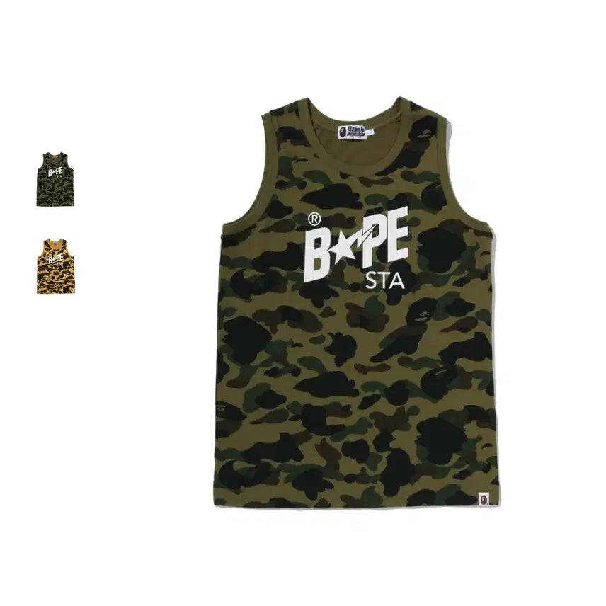 [BUNJANG] BAPE First Camo BAPE STA Tank Top / 베이프 퍼스트 카모 베이프스타 탱크탑