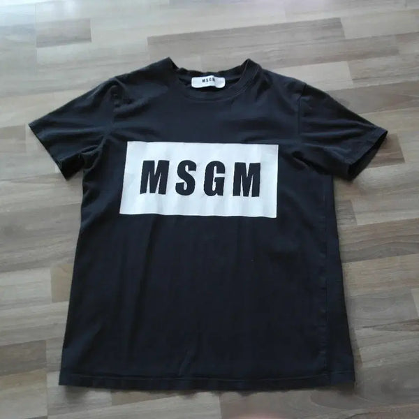 [BUNJANG] MSGM 55 Size Cotton Blend Black Top / 이태리제MSGM/넉넉한55사이즈/최상급