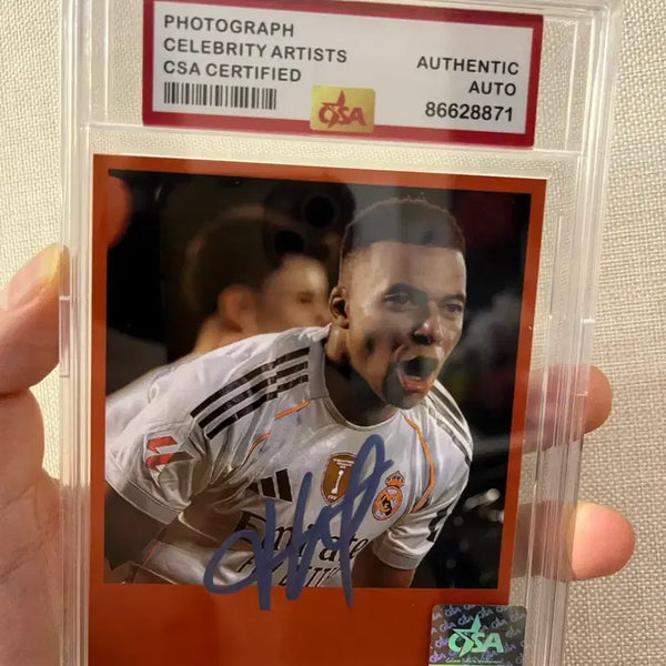 [BUNJANG] Kylian Mbappé Autographed Photocard CSA Certified / 킬리안 음바페 친필싸인 포토카드