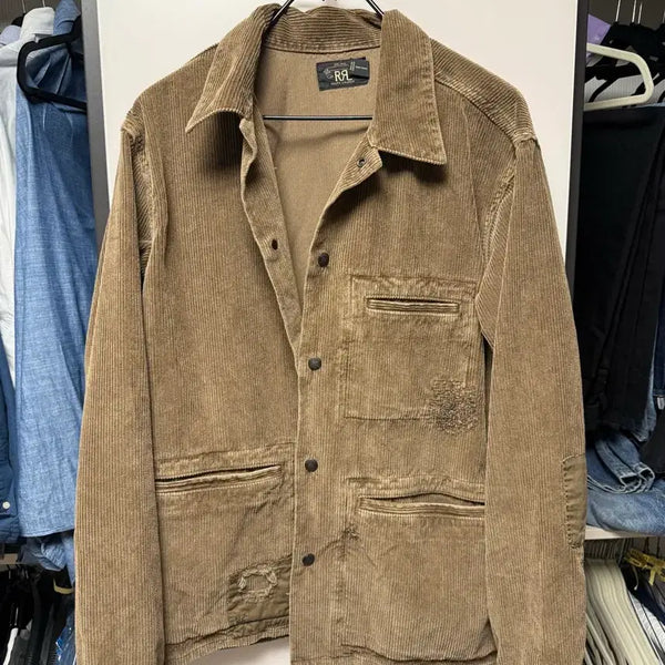 [BUNJANG] RRL Repair Corduroy Overshirt L / 더블알엘/리페어 코듀로이 오버셔츠/L