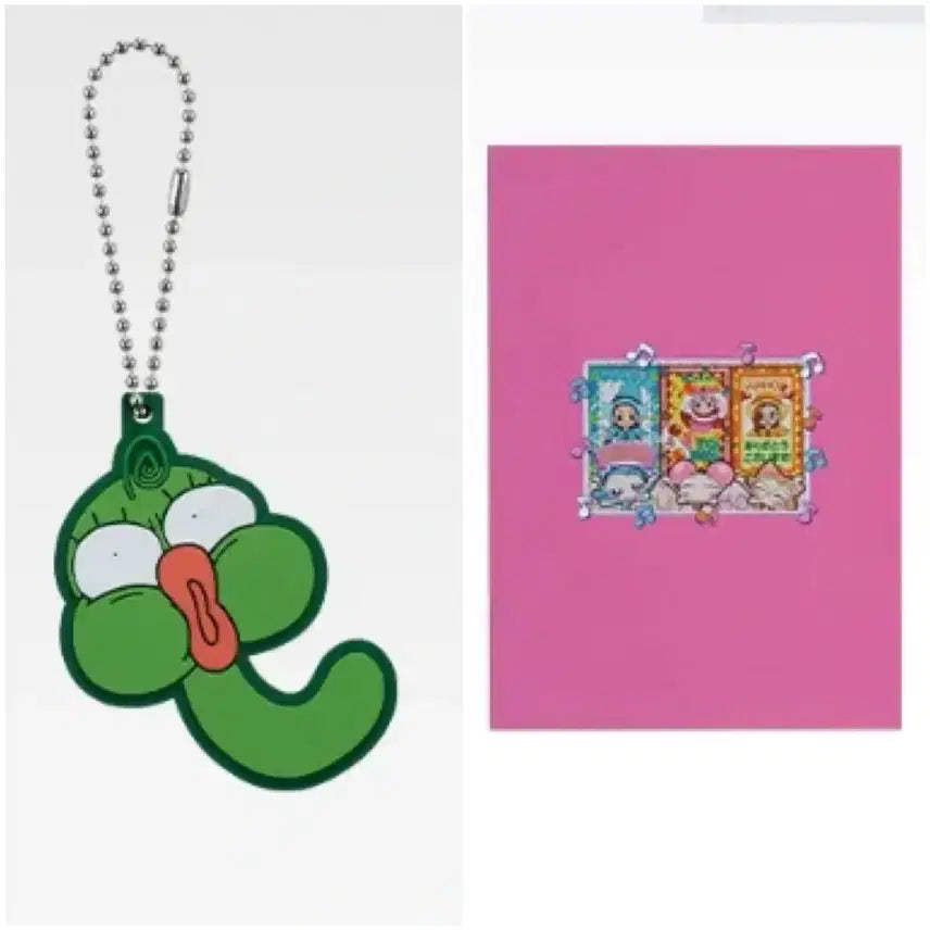 [BUNJANG] Ojamajo Doremi Majolica Rubber Charm & Doremi Notebook Set / 꼬마마법사레미쿠지 F상러버 ,G상공책