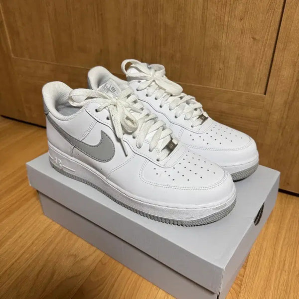 [BUNJANG] Nike Air Force 1 White Light Smoke Grey / [270] 나이키 에어포스1 화이트 라이트 스모크그레이