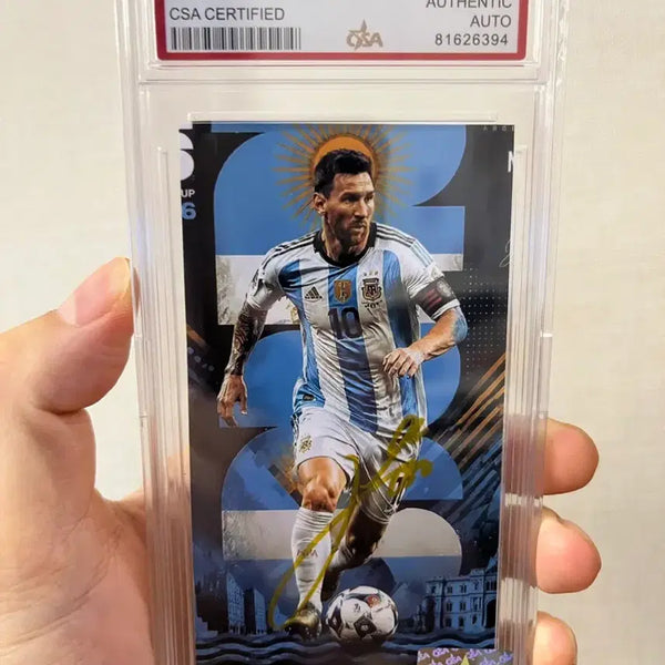 [BUNJANG] Lionel Messi Autographed Photocard / 리오넬 메시 친필싸인 포토카드