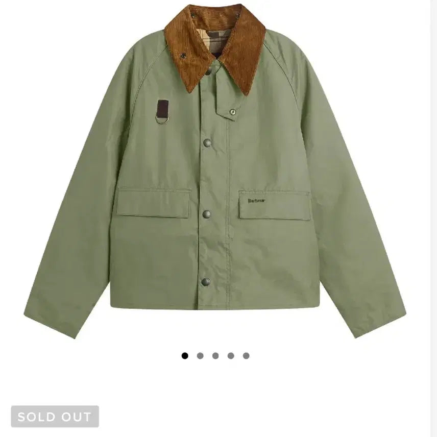 [BUNJANG] Barbour Spey Wax Jacket Light Moss Large / 새제품 바버 스페이 왁스 자켓 라이트 모스 라지