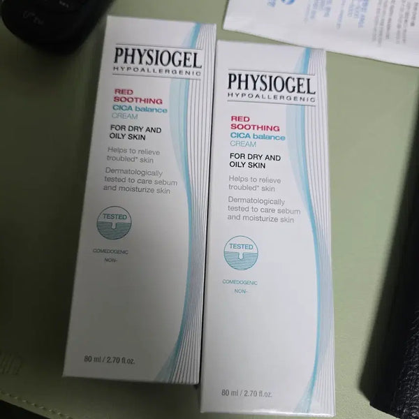 [BUNJANG] Physiogel Cica Balance Red Soothing Cream (80ml, 2-Pack) - Sealed New Product / 피지오겔 시카밸런스 레드수딩 크림 미개봉새상품 80ml2개