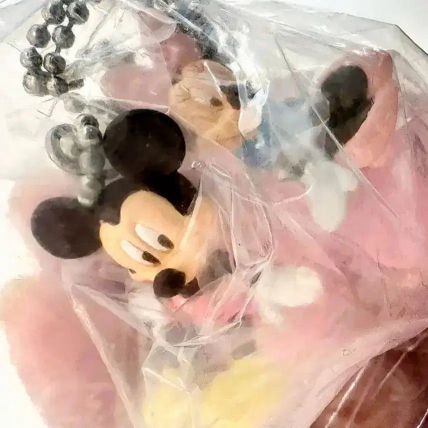 [BUNJANG] Disney Mickey Mouse & Minnie Mouse Strap Keychain Set / 미키마우스 키링, 디즈니 키링, 미니마우스 키링