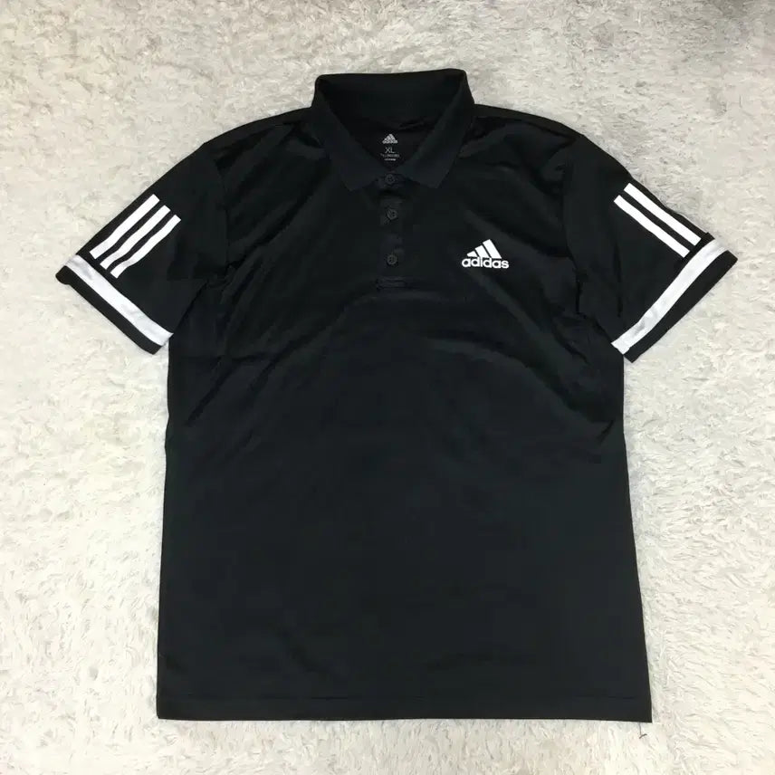 [BUNJANG] Adidas Climacool Performance Collar Short Sleeve T-Shirt XL / 아디다스 클라이마쿨 기능성 카라넥 반팔티 만원샵 GG20