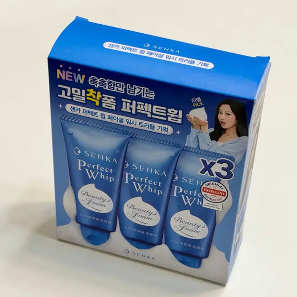 [BUNJANG] Senka Perfect Whip Facial Wash FA 120g Triple Set / 센카 퍼펙트 휩 페이셜 워시 FA 120g 트리플 기획