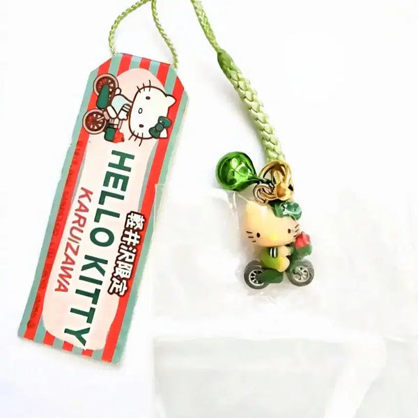[BUNJANG] Caruizawa Hello Kitty Bicycle Keychain Strap / 자전거 키티 키링, 카루이자와 키티