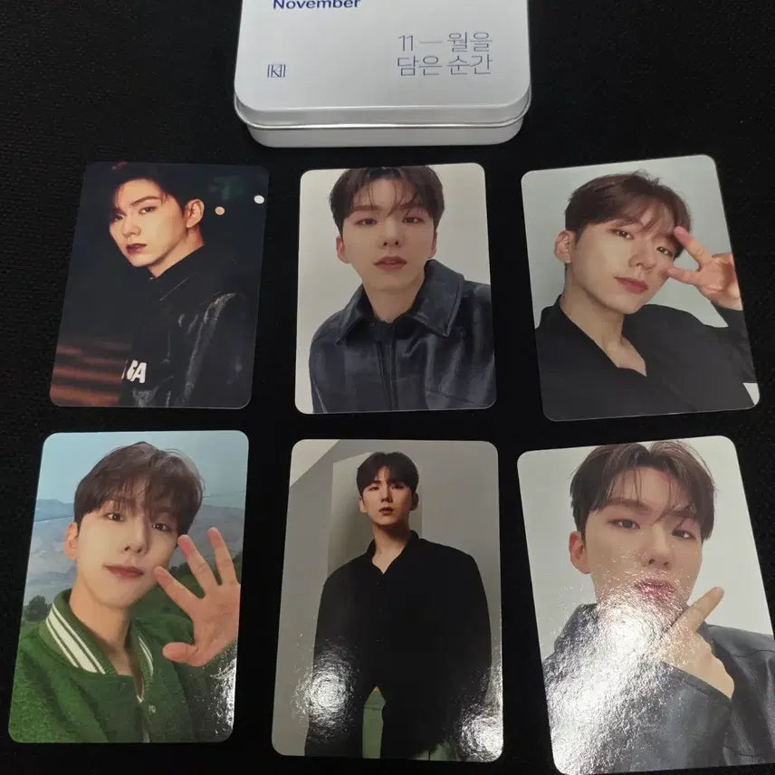 [BUNJANG] Monsta X Kihyun 11 Moments Photocard & Tin Case / 몬스타엑스 기현 유기현 11월을 담은 순간 포카+틴케이스