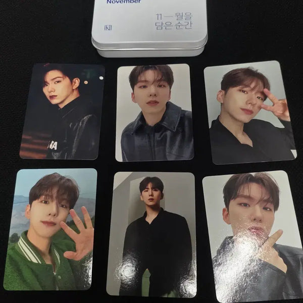 [BUNJANG] Monsta X Kihyun 11 Moments Photocard & Tin Case / 몬스타엑스 기현 유기현 11월을 담은 순간 포카+틴케이스