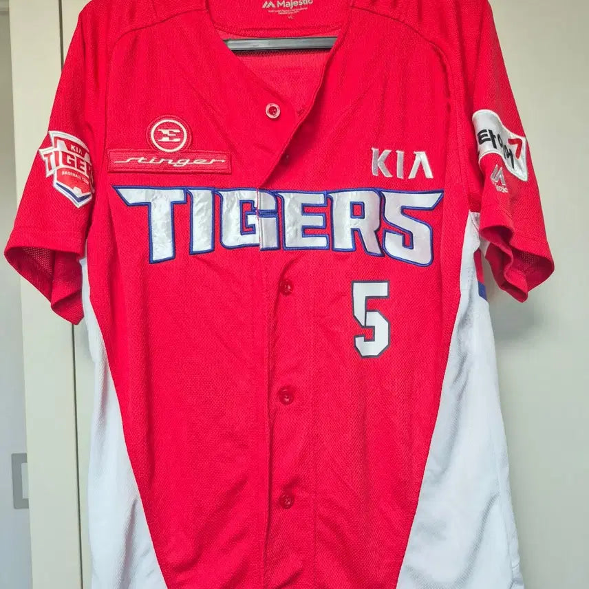 [BUNJANG] Kia Tigers Majestic Baseball Jersey 95 Kim Do-young / 기아타이거즈 유니폼 95사이즈 마제스틱 제품 김도영 마킹 판매합니다
