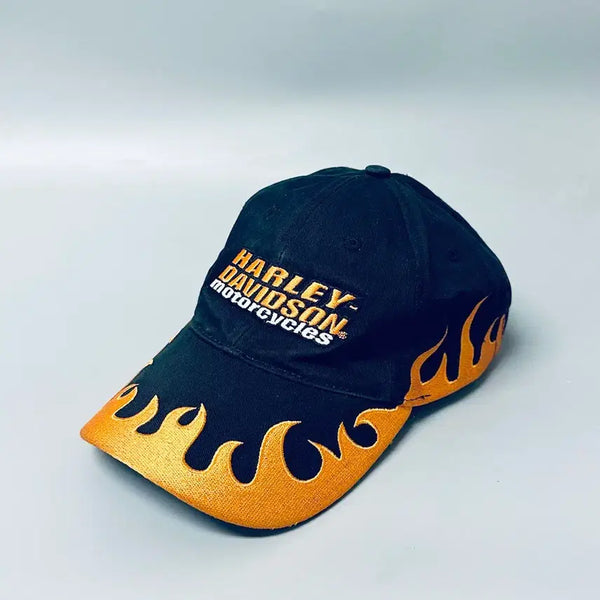 [BUNJANG] Harley-Davidson Flame Embroidered Ball Cap / 할리 데이비슨(Harley-Davidson) 플레임 자수 볼캡
