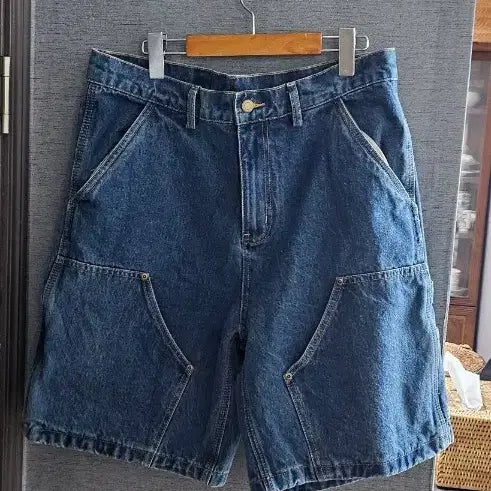 [BUNJANG] LAFUDGE Denim Cargo Shorts Size L / LAFUDGE 데님 카고 반바지 L사이즈.