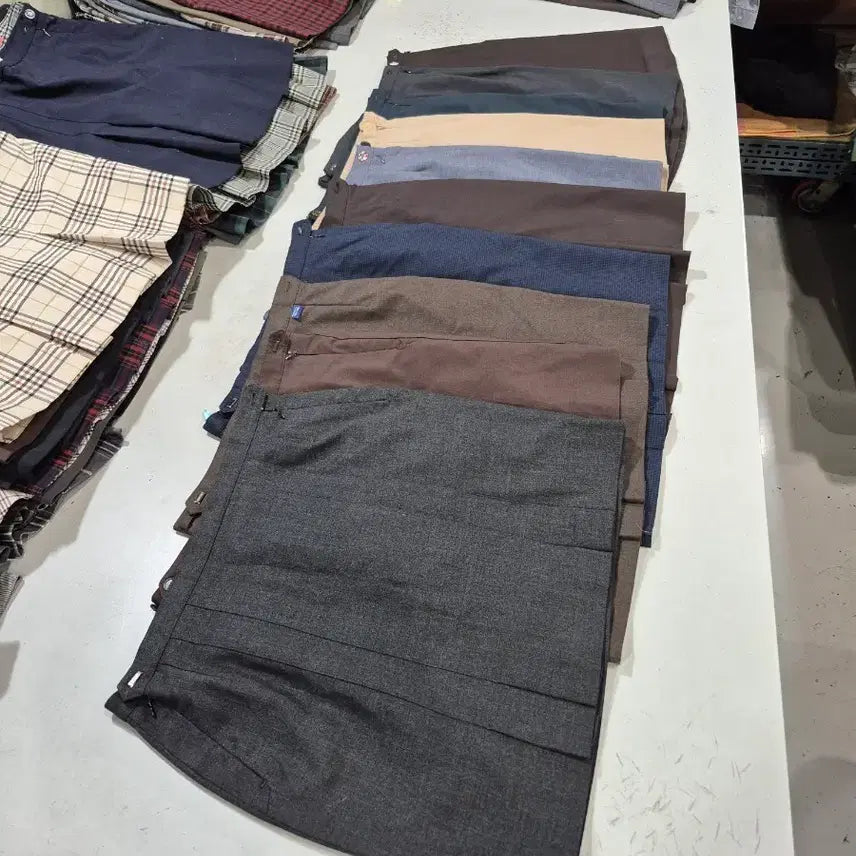 [BUNJANG] Used School Uniform Skirt Size 74 (10 pcs) / 중고 교복치마 사이즈 74. 10장