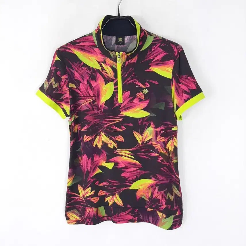[BUNJANG] LDS Sport Half-Zip Short Sleeve T-Shirt Women's Size 95 / LDS 스포츠 반넥집업 여성 반팔티95