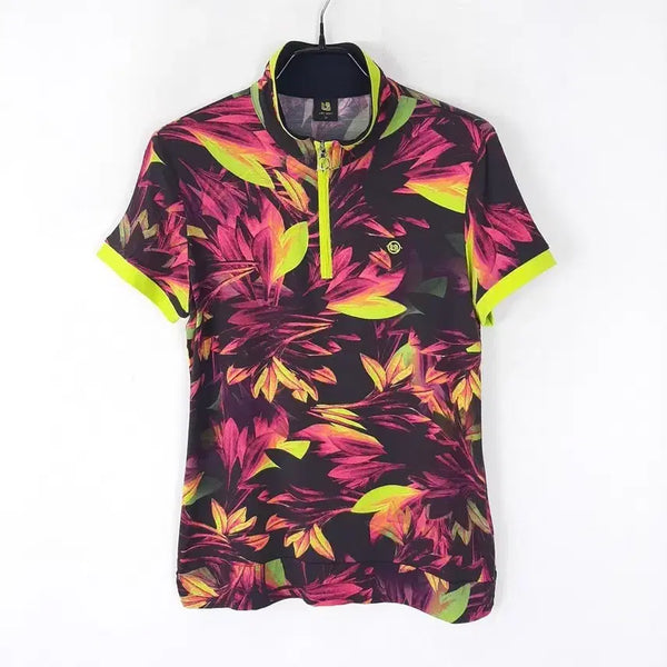 [BUNJANG] LDS Sport Half-Zip Short Sleeve T-Shirt Women's Size 95 / LDS 스포츠 반넥집업 여성 반팔티95
