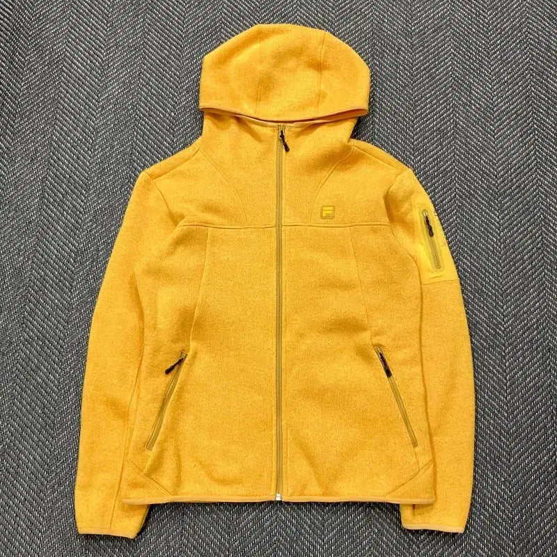 [BUNJANG] Fila Fleece Hooded Zip-Up Jacket v5251 / 휠라 플리스 후드 집업 v5251