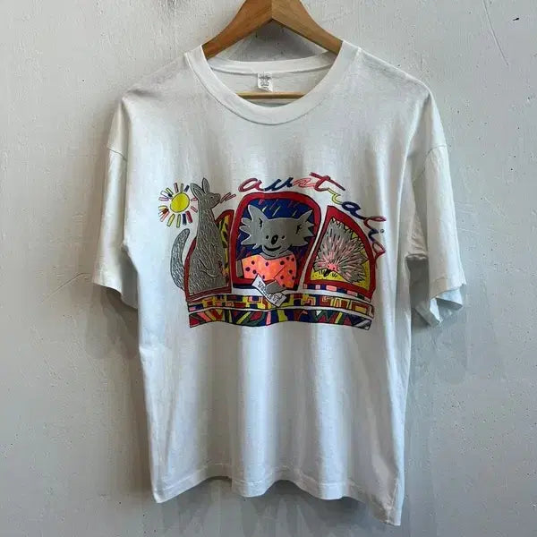 [BUNJANG] Vintage 90s Australian Koala T-Shirt / 90년대 빈티지 호주 코알라 티셔츠