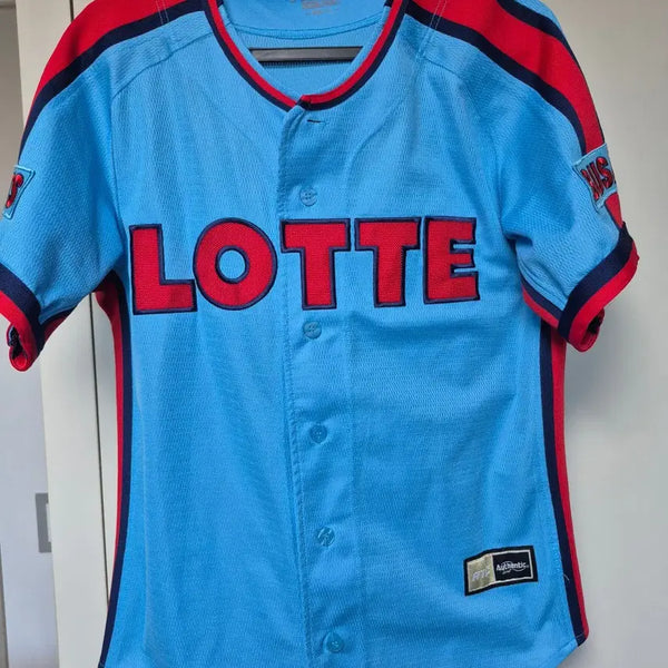 [BUNJANG] Lotte Giants Old Uniform - Kim Won-jung Player Marking - Size 100 / 롯데자이언츠 올드 유니폼 100사이즈 김원중 선수 마킹 판매합니다