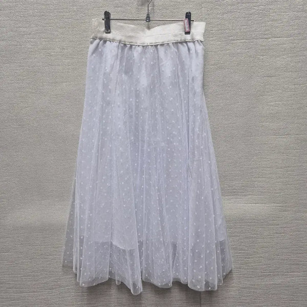 [BUNJANG] Chiffon Polka Dot Long Skirt / 자391 쉬폰 도트 롱 스커트