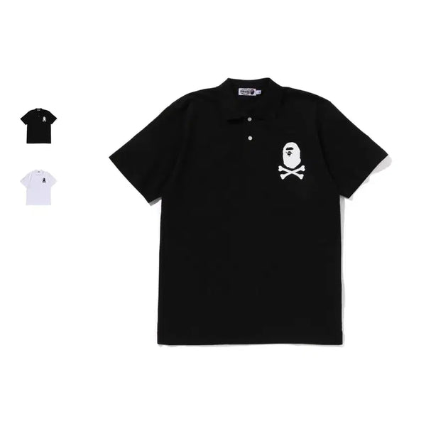 [BUNJANG] BAPE APE Crossbone Polo Shirt / 베이프 에이프 크로스본 폴로셔츠