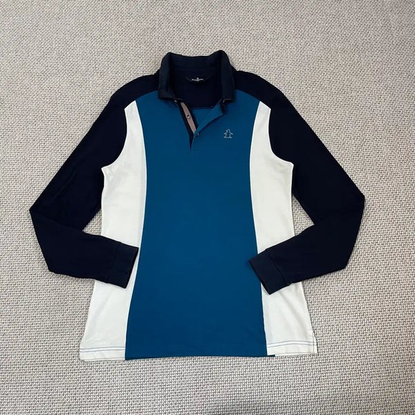 [BUNJANG] Munsingwear Golf Functional Long Sleeve Polo T-Shirt L / L 먼싱웨어 골프 기능성 긴팔 카라티 N.8577