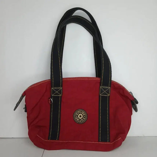 [BUNJANG] Kipling Red Nylon Shoulder Bag / 키플링 레드 숄더백