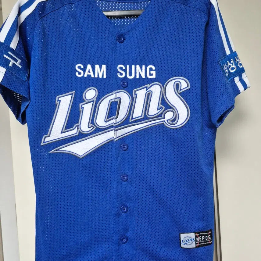 [BUNJANG] Samsung Lions Dynasty Era Oh Seung Hwan Player Marked Baseball Jersey (Size 95) / 삼성라이온즈 왕조시절 유니폼 95사이즈 오승환 선수 마킹 판매합니다