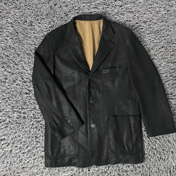 [BUNJANG] Saint Michelle Vintage Lambskin Leather Jacket / Saint Michelle 빈티지 양가죽 자켓 마이