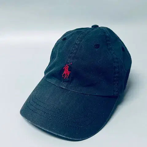 [BUNJANG] Polo Ralph Lauren Classic Cotton Twill Cap with Red Pony Logo (Navy) / 폴로 랄프 로렌(Polo) 클래식 포니 로고 코튼 볼캡 (네이비/레드포니)