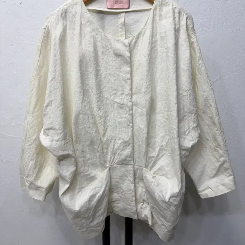 [BUNJANG] Le Beige Linen Loose Fit Jacket 97 / 정품) 르베이지 마재질 루즈핏 자켓 97